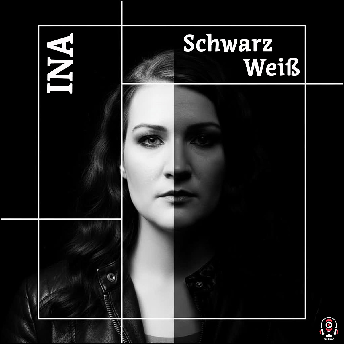 INA – Schwarz Weiß Cover